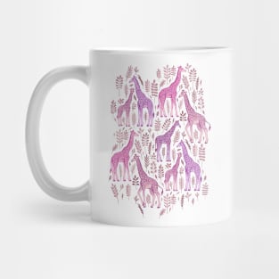 Pink Giraffe Pattern Mug